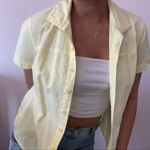 Light Yellow Button Down 💛